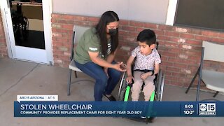 Young boy's custom wheelchair stolen from vehicle in Avondale