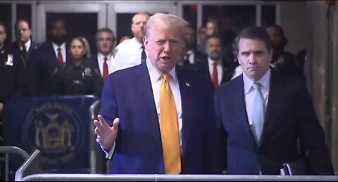 TRUMP❤️🇺🇸🥇DELIVERS STATEMENT🤍🇺🇸🥇OUTSIDE NYC COURTROOM💙🇺🇸🏛️⭐️