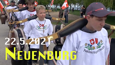 Protestmarsch 22.05.2021 in Neuenburg | Freiheits-Trychler