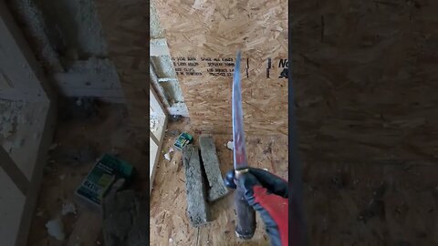 How not to cut Rockwool