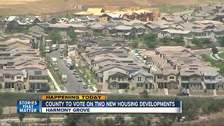 County voting on two new housing developments