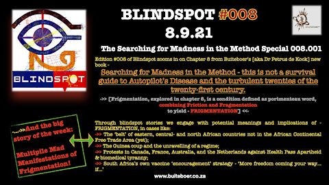 BLINDSPOT #008 - The Searching for Madness in the Method 008.001 Special