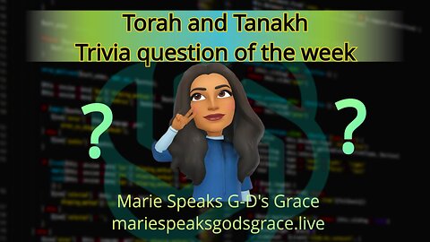 Torah and Tanakh Trivia question of the Week: Trees and Us?