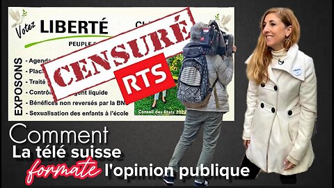 Comment la télé suisse formate l'opinion publique - un exemple avec l'interview du 11.11.23 🕊