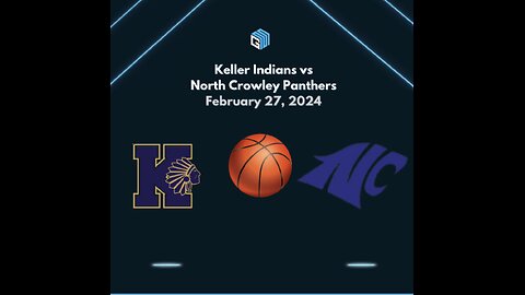 Keller vs North Crowley boys basketball highlights 2-27-24