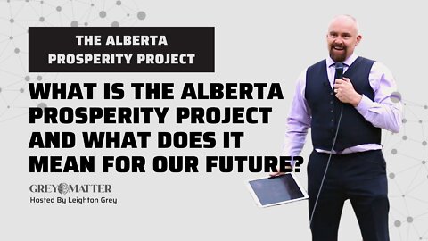 Leighton Grey speaks at the Alberta Prosperity Project Event in Wetaskiwin