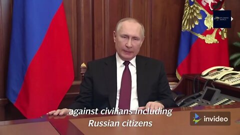 VIDEO Putin declares military offensive in Ukraine as invasion starts