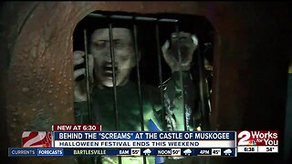 A look at the preparation for Castle of Muskogee's Halloween Festival