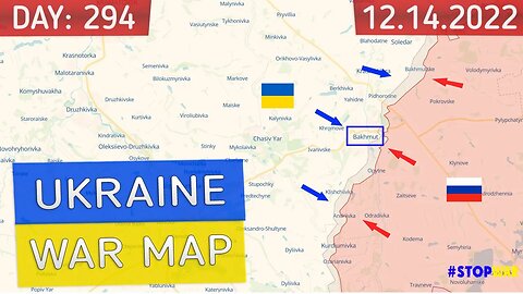 Russia and Ukraine war map 294 day invasion