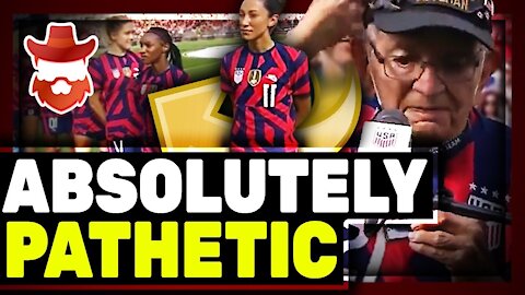 US Women's Soccer Team DISRESPECTS The Flag & Then Pretends It Didn't.