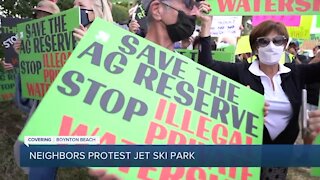 Neighbors protest water ski park near Boynton Beach