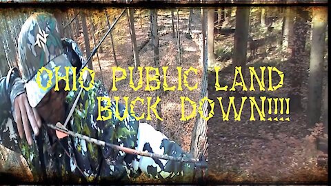 Ohio Public Land 2020 Self Filmed Buck Down!!! Monster Spotted!!!