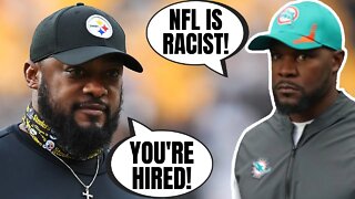 Fake Victim Brian Flores HIRED By Steelers Despite Lawsuit Against NFL For Racial Discrimination