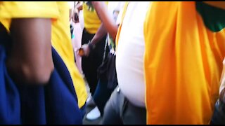 SOUTH AFRICA - Johannesburg - 04 June 2019 - ANCYL outside Luthuli House(video) (sU8)