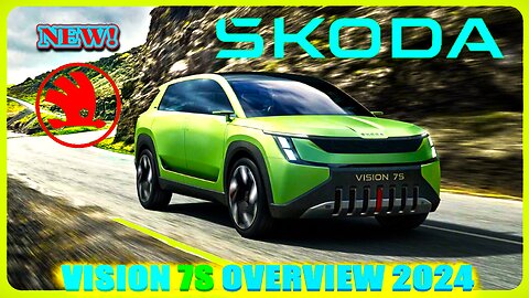 NEW SKODA VISION 7S OVERVIEW 2024 #car_2024 #skoda #vision_7s