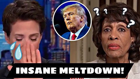 Maxine Waters & Rachel Maddow EMOTIONAL MELTDOWN over Trump calling for PROTESTS! “TERRORIST”