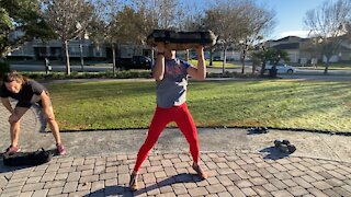 Exercise Technique #3 Sandbag: Clean to Split Squat