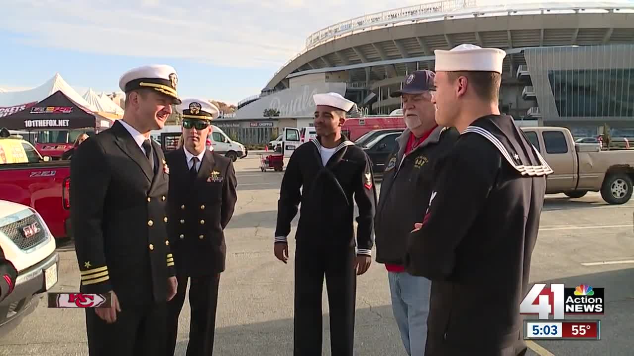 Chiefs honor military at home game