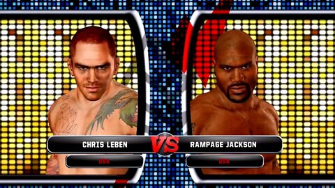 UFC Undisputed 3 Gameplay Rampage Jackson vs Chris Leben (Pride)