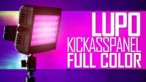 Lupo Kickasspanel Full Color RGBWW LED Light - Versatile Small Light