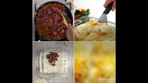 How to make lasagna in a microwave?
