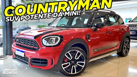 NOVO MINI COUNTRYMAN JOHN COOPER WORKS ALL4 2022 COM 306 CV, ESPAÇOSO E SEGURO, MAS O PREÇO...