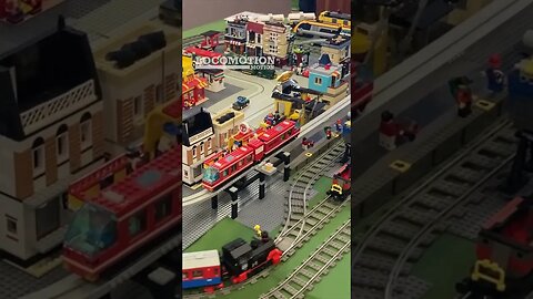 LEGO RAILWAY model at Cupar Model Railway Show 2023 Scotland