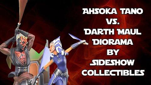 Ahsoka Tano vs. Darth Maul Diorama by Sideshow Collectibles