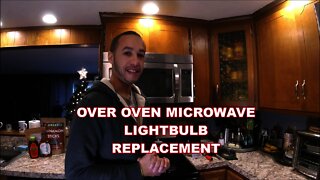 How To Replace Over Oven Microwave Lightbulbs