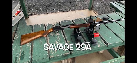 Savage 29a deluxe, pump action 22 rifle