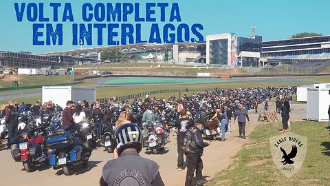 Uma volta completa no Autódromo de Interlagos de Harley Davidson - 4K