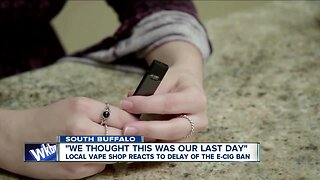 Local vape shop reacts to delay of e-cig ban