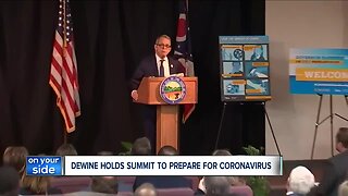 Governor Dewine held a summit in Columbus today on being prepared for the CoronaVirus