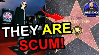 SCUM! Amber Heard Supporters Want To Vandalize Johnny Depp’s star on the Hollywood Walk of Fame!?