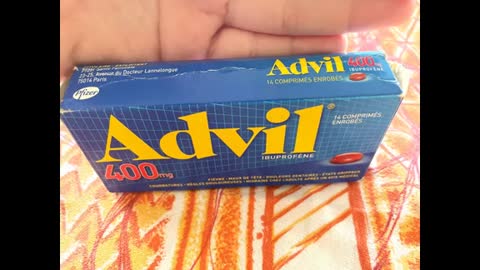 Particules métalliques dans l'Advil (Ibuprofène)