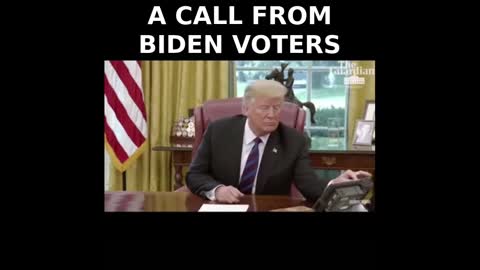 Trump gets a call from Biden voters