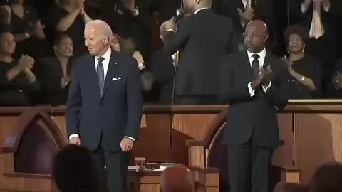 Dazed & confused Biden at black church service is most CRINGE thing you'll ever see