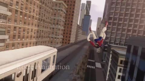 Spider-Man Stops A Train