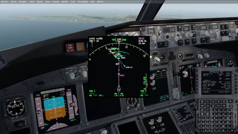 Rhodes LGRP approach and landing Condor IVAO P3D 737-800
