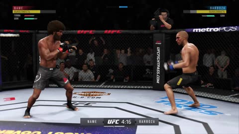 PS4 user2 Custom Fighter vs user Edson Barboza 5