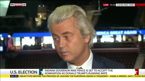 Geert Wilders on Donald Trump
