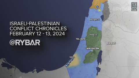 ❗️🇮🇱🇵🇸🎞 Highlights of the Israeli-Palestinian Conflict on February 12-13, 2024