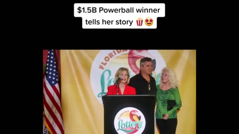 Lucky winner of $1.5B Powerball jackpot answers questions & tells her story 🍿😍