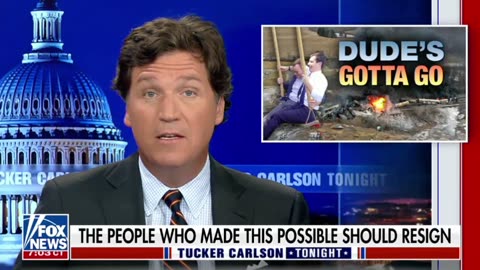 Tucker Carlson blasts the response from those in charge to the train derailment in Ohio