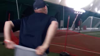 Amazing Softball trick shot!