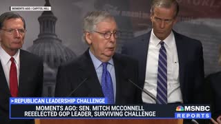 McConnell Re-Elected Senate GOP Leader After Challenge From Sen. Scott