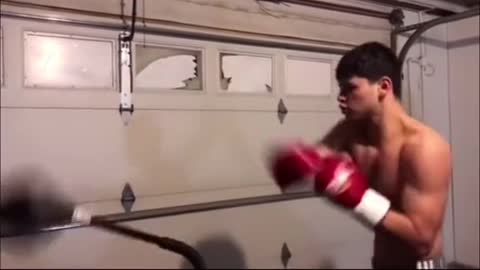 Ryan Garcia"Shows*Off His Boxing Skills