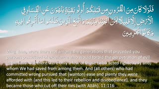 Surah 11 - Hud: 🔊 ARABIC and 🔊 ENGLISH Recitation with Subtitles.