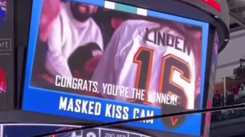 I can't believe we have come to Masked Kiss Cam