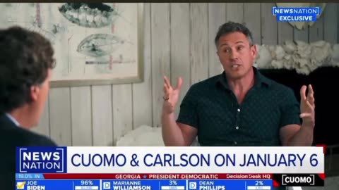 Cuomo and Carlson discuss January 6 and political division